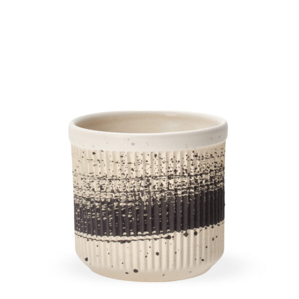 RÓG Americano White Glitch FÓBE ceramics fobe ceramics
