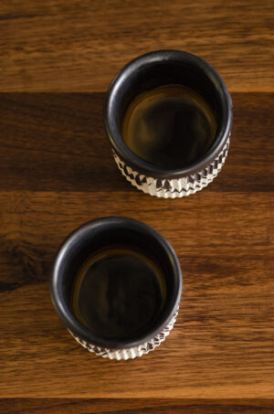 fobe ceramics mug doppio coffee uniqe ribbon ceramic surface
