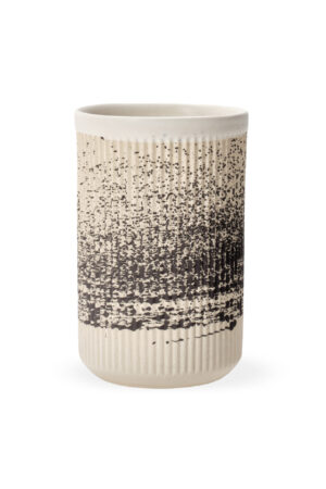 RÓG Tea White Glitch FÓBE ceramics fobe ceramics
